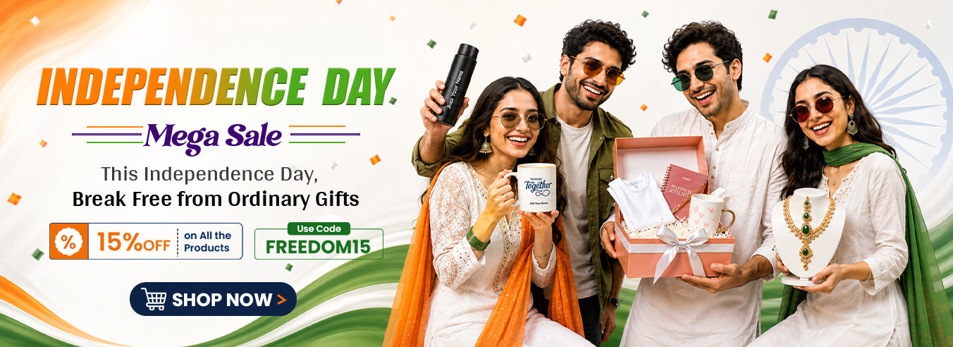 independence day mega sale on customized gifts