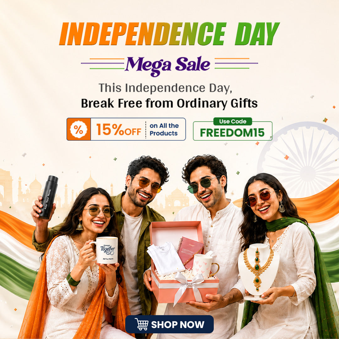 independence day mega sale on customized gifts
