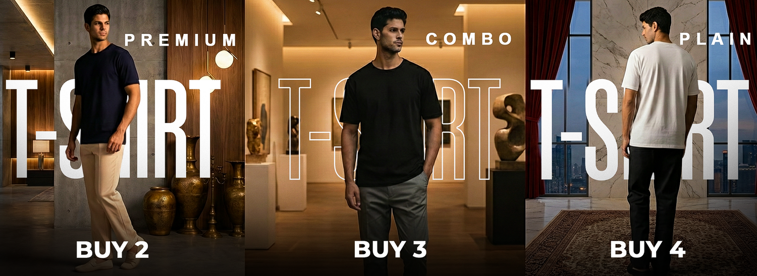 exclusive men's combo t-shirt packs