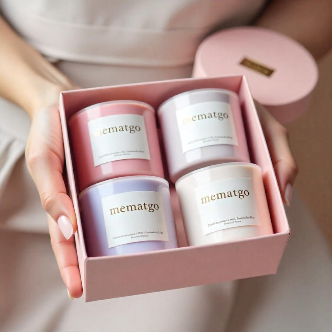 Memat Valentine's Special Scented Candles Gift Set For Her– Customfy