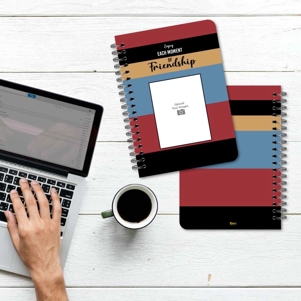 Enjoy Each Moment of Friendship Notebook– Customfy
