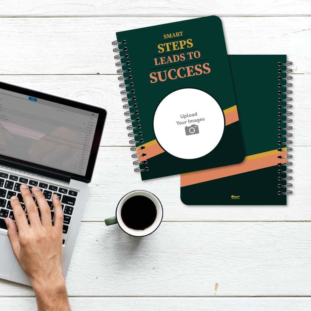 Smart Step Leads to Success Notebook– Customfy