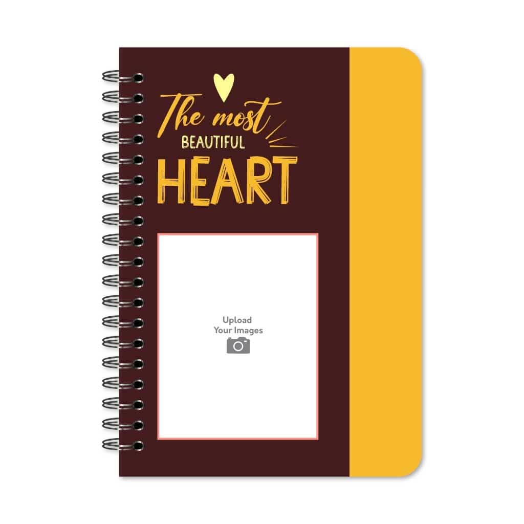 The Most Beautiful Heart Notebook– Customfy
