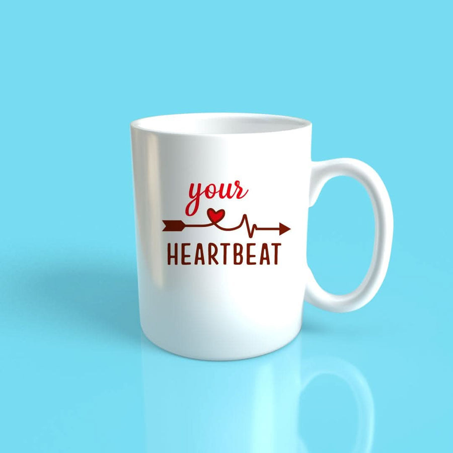 Your Heartbeat custom coffee mug